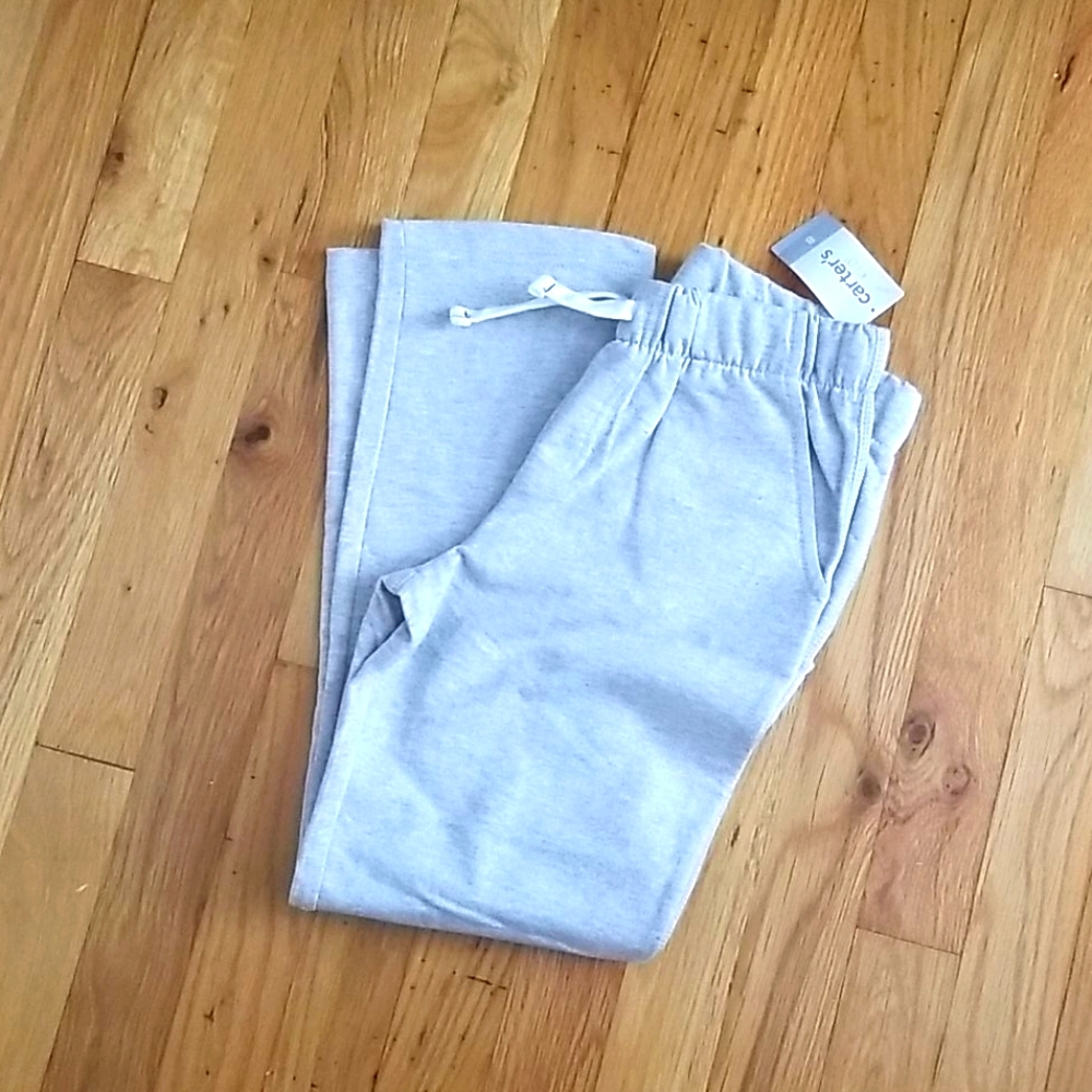 NWT drawstring French Terry straight leg pants